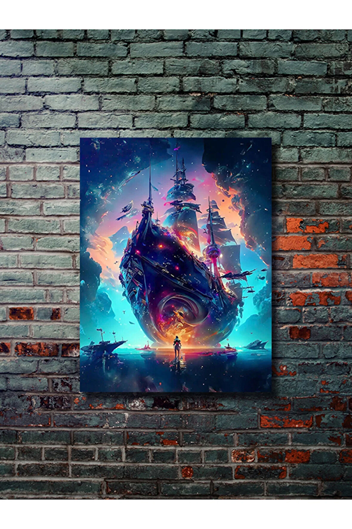 Tarih ve Mitoloji Temalı Poster, Özel Tasarım Kağıt Poster, Duvar Sanatı