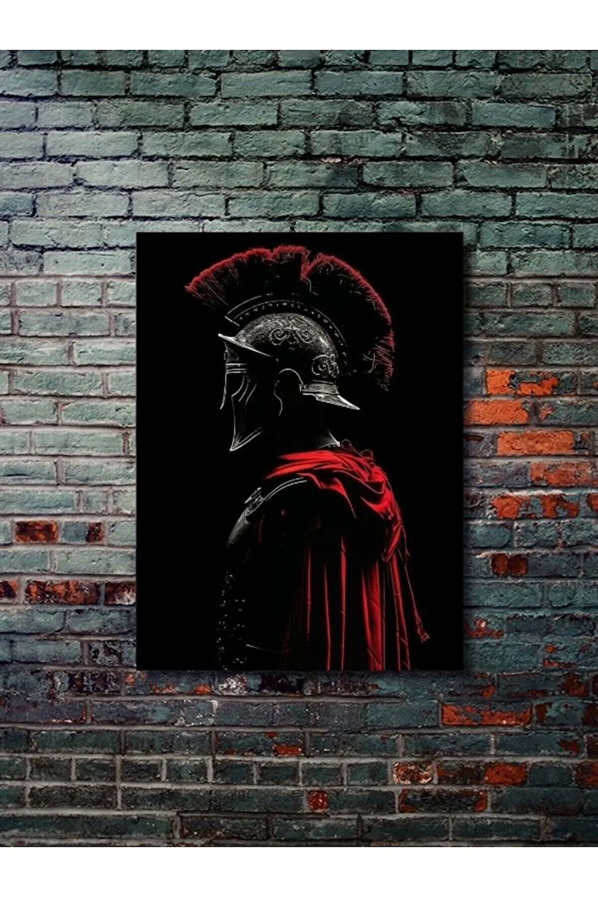 Spartan - Eşsiz Tasarım Yunan Tanrıları, Mitoloji, Karakter Posterleri, Özel Tasarım Kağıt Poster,