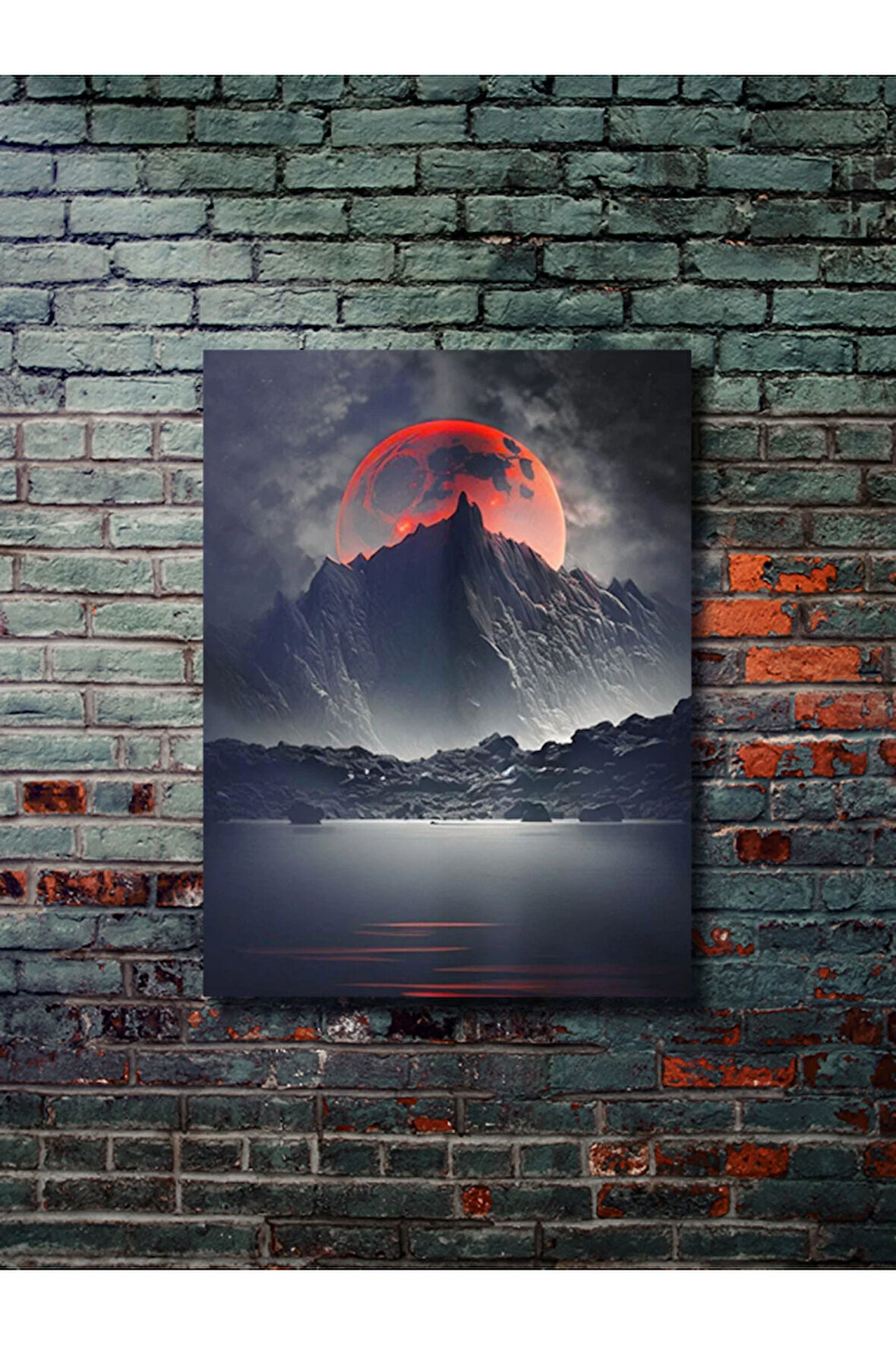 Manzara, Doğa Temalı Poster, Özel Tasarım Kağıt Poster, Duvar Sanatı