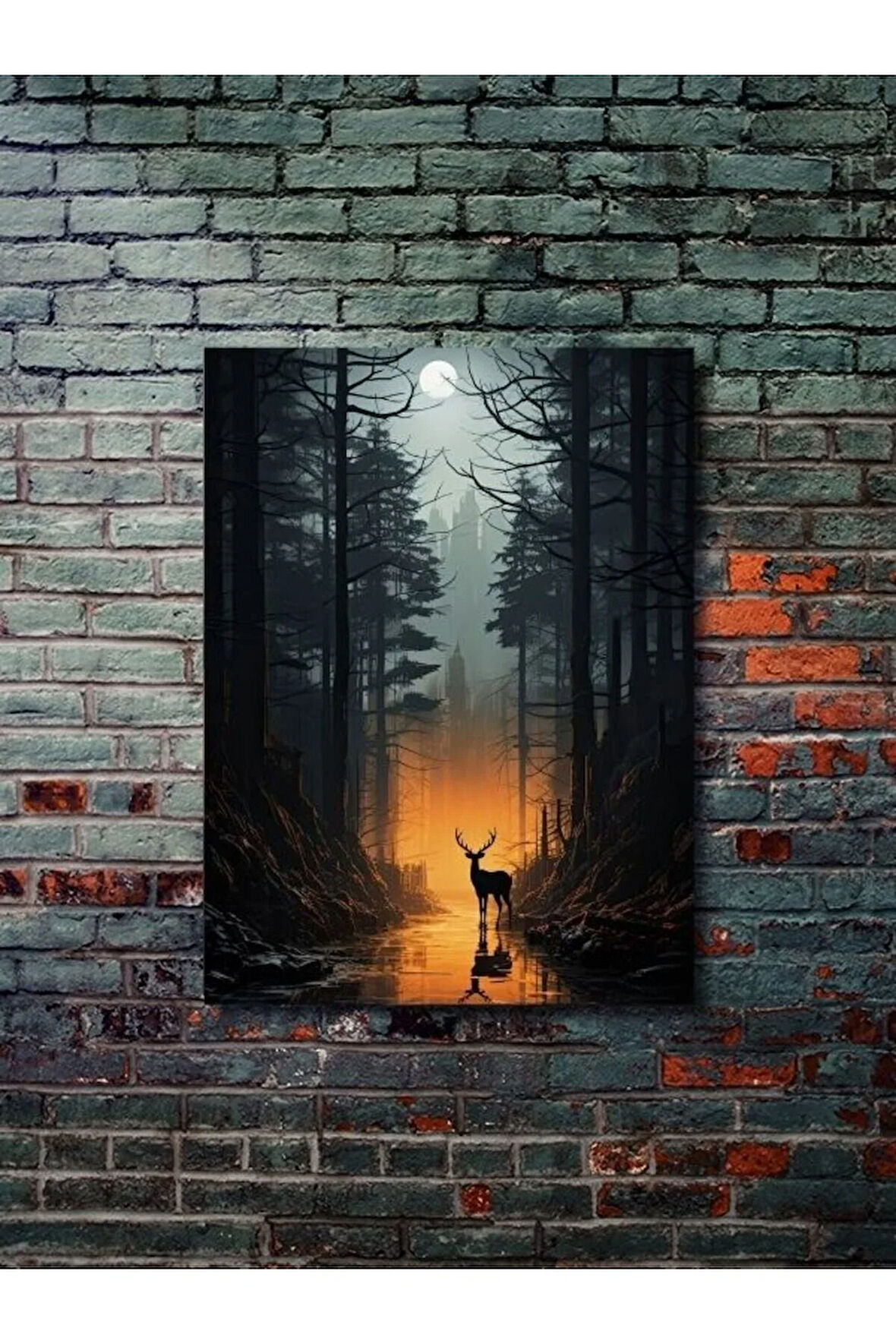 Manzara, Doğa Temalı Poster, Özel Tasarım Kağıt Poster, Duvar Sanatı