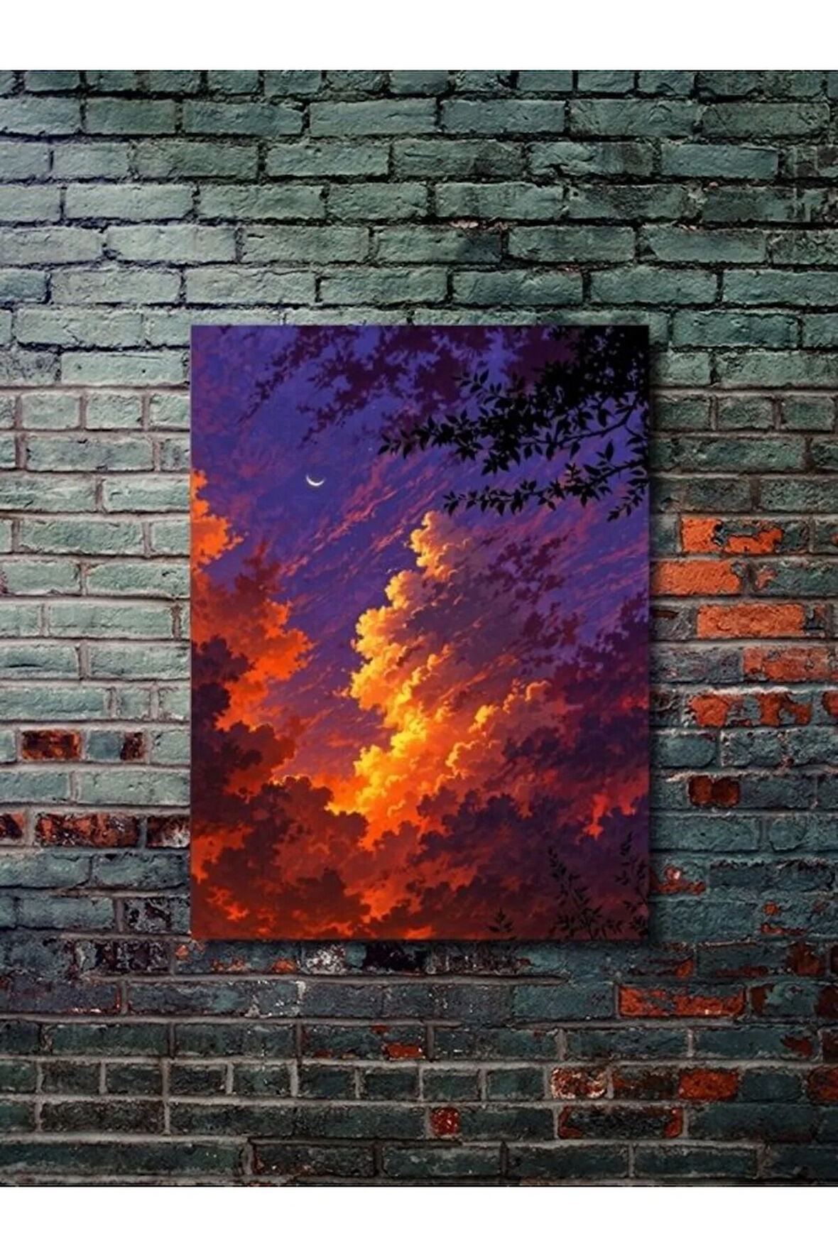 Manzara, Doğa Temalı Poster, Özel Tasarım Kağıt Poster, Duvar Sanatı