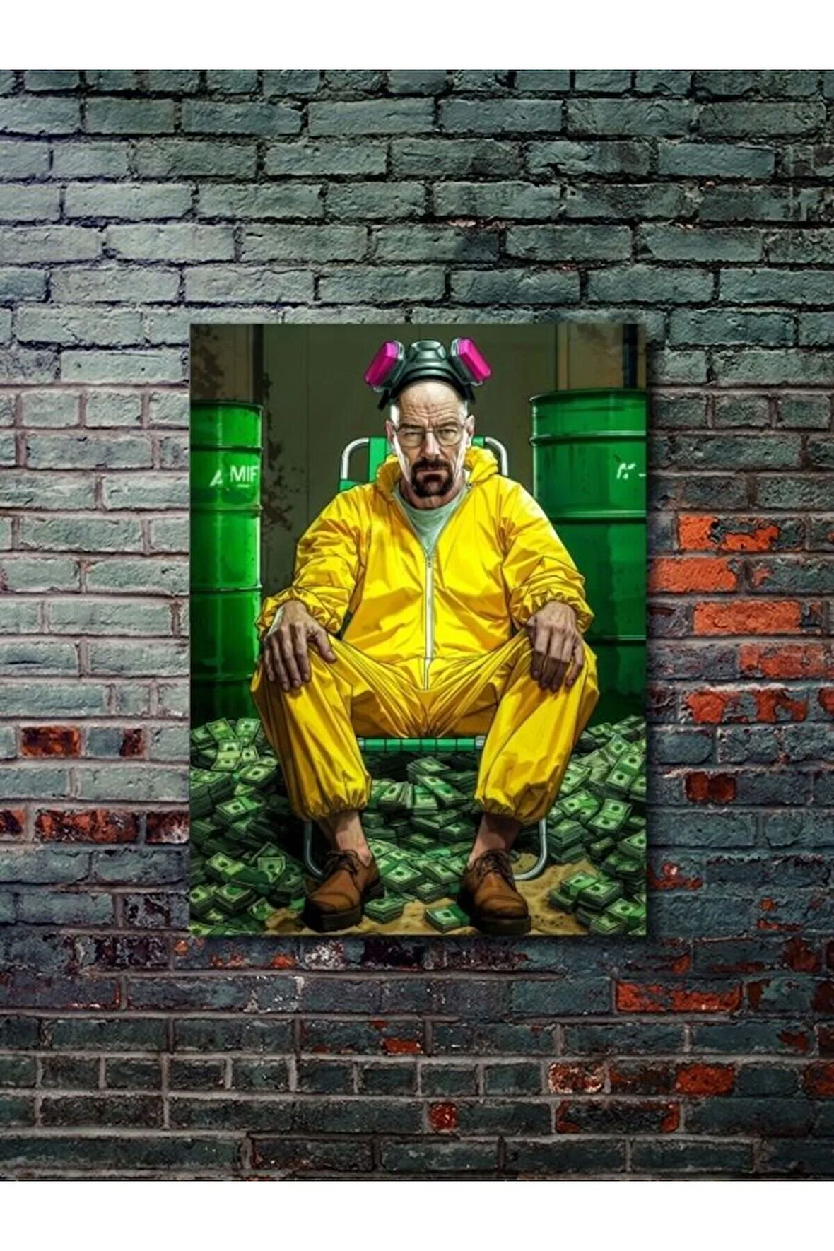 Walter White - Breaking Bad - Film & Dizi Posterleri, Özel Tasarım Kağıt Poster, Duvar Sanatı