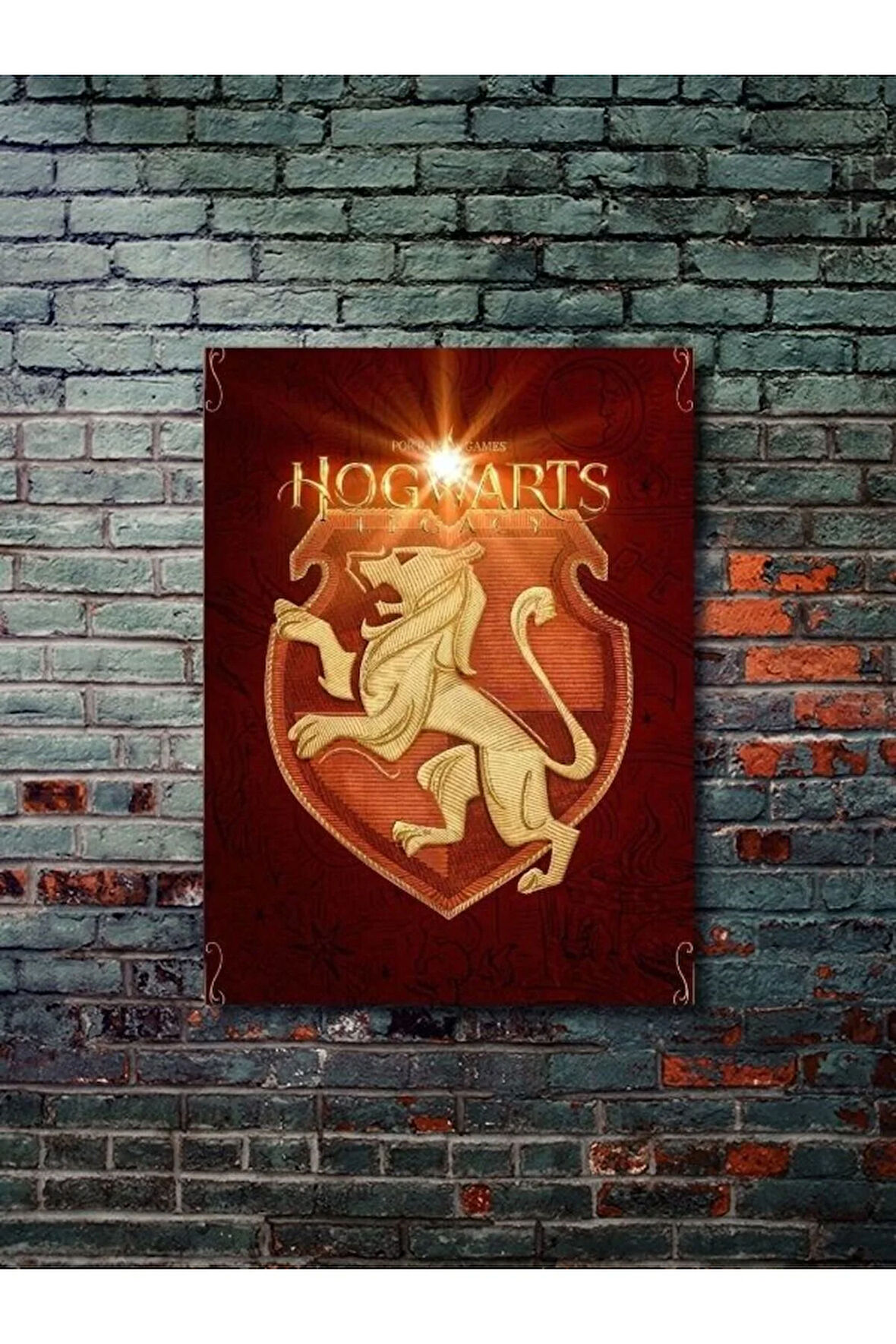 Gryffindor - HarryY Potter - Film & Dizi Posterleri, Özel Tasarım Kağıt Poster, Duvar Sanatı