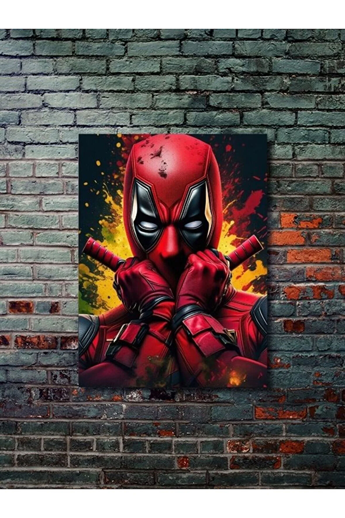 Deadpool - Marvel - Dizi, Film ve Karakter Özel Tasarım Poster Serisi, Eşsiz Tasarım,