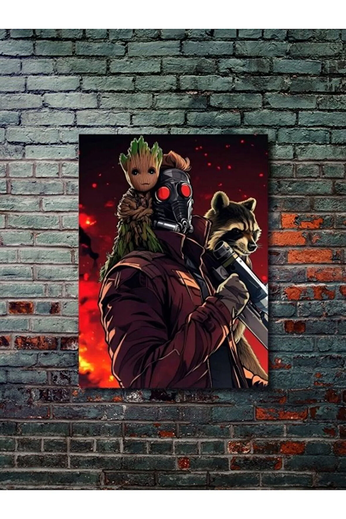 Galaksinin Koruyucuları - Marvel - Dizi, Film ve Karakter Özel Tasarım Poster Serisi, Eşsiz Tasarım,