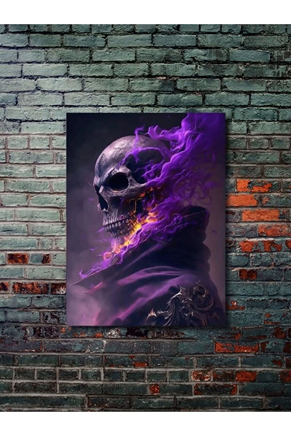 Ghost Rider - Marvel - Dizi, Film ve Karakter Özel Tasarım Poster Serisi, Eşsiz Tasarım,