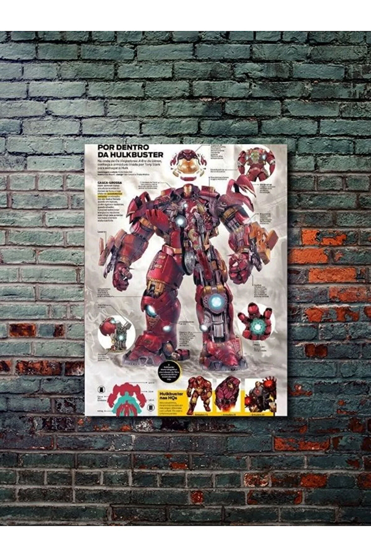 İronman - Marvel - Dizi, Film ve Karakter Özel Tasarım Poster Serisi, Eşsiz Tasarım,