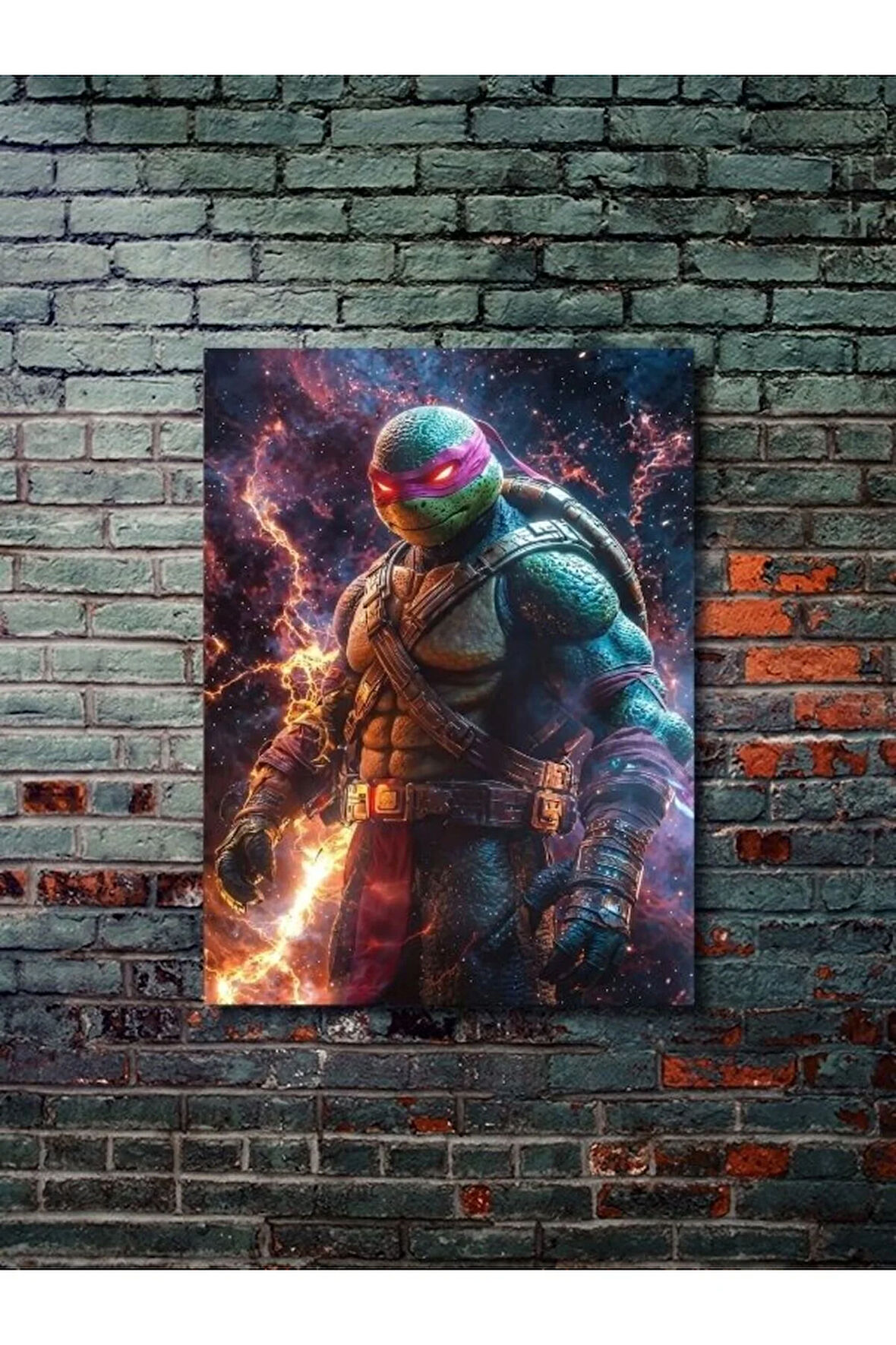 Ninja Kaplumbağalar - Animasyon, Film ve Karakter Özel Tasarım Poster Serisi, Eşsiz Tasarım,