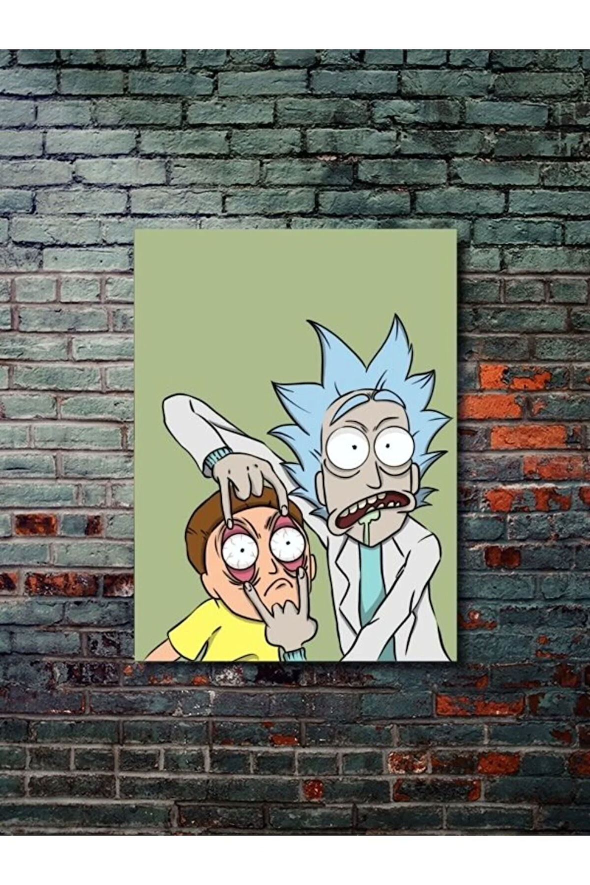 Rick And Morty - Film & Dizi Posterleri, Özel Tasarım Kağıt Poster, Duvar Sanatı