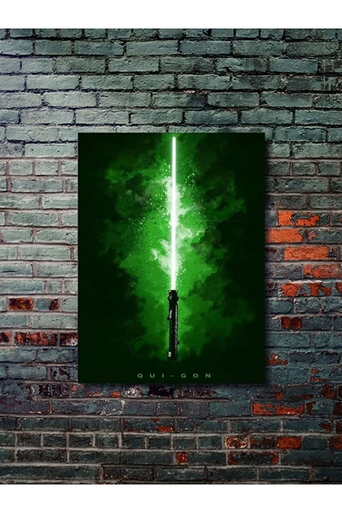 Qui-Gon, Starwars Işın Kılıcı Koleksiyon, Film ve Karakter Özel Tasarım Poster Serisi