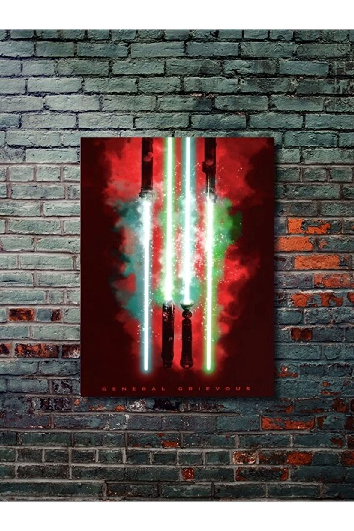 Grevious, Starwars Işın Kılıcı Koleksiyon, Film ve Karakter Özel Tasarım Poster Serisi