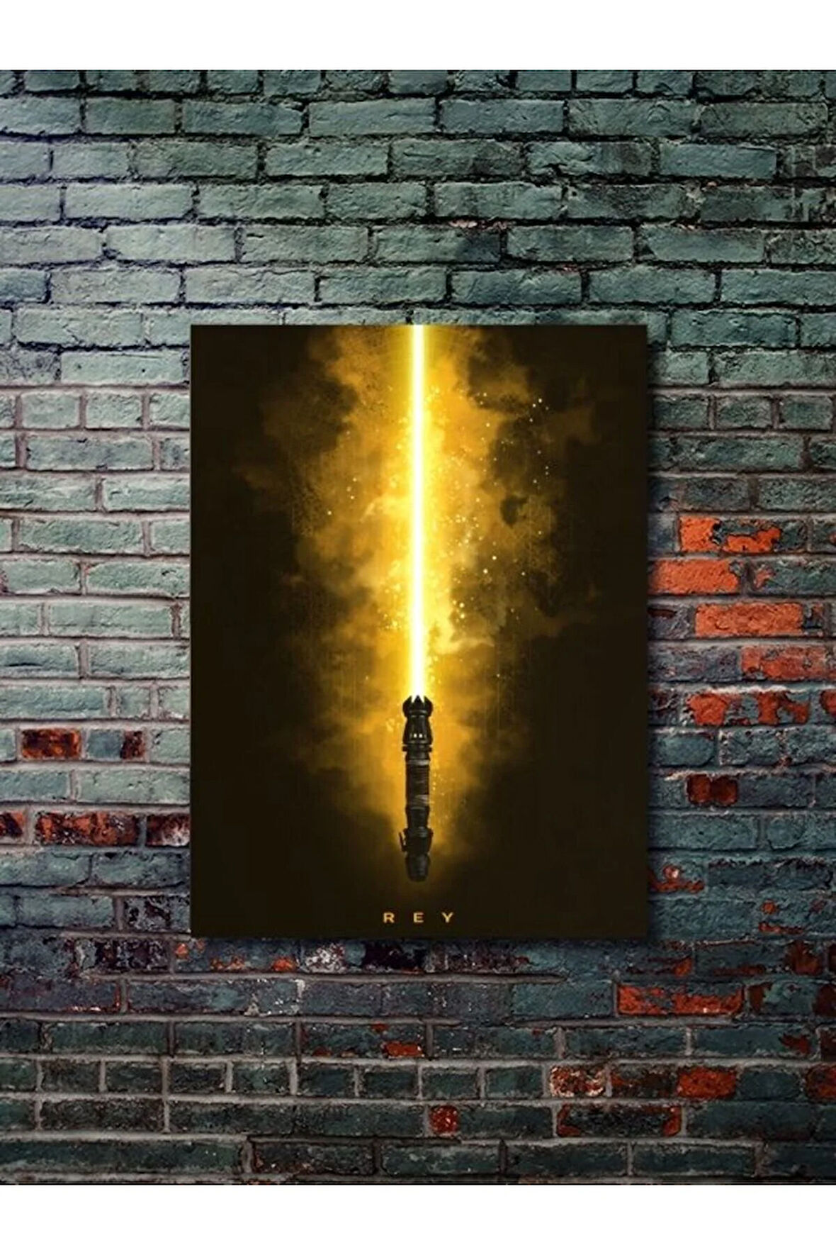 Rey, Starwars Işın Kılıcı Koleksiyon, Film ve Karakter Özel Tasarım Poster Serisi