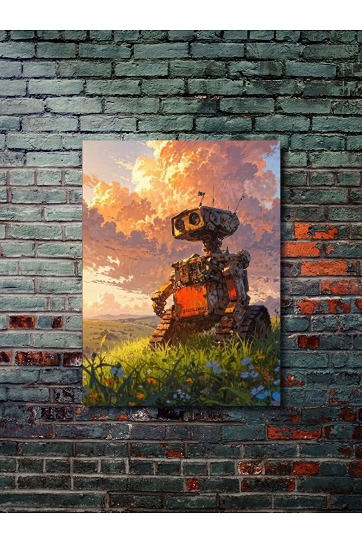 Wall-E - Film & Dizi Posterleri, Özel Tasarım Kağıt Poster, Duvar Sanatı