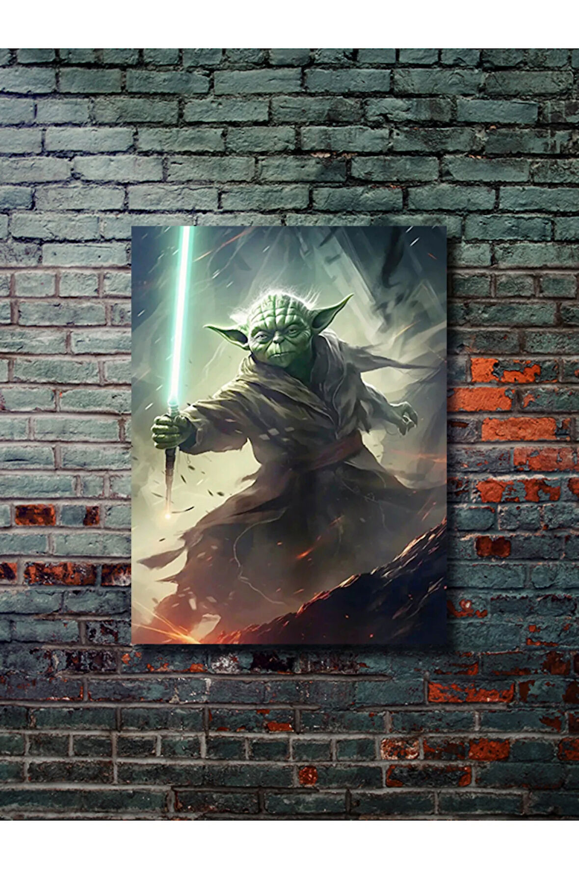 Yoda, Starwars, Dizi, Film ve Karakter Özel Tasarım Poster Serisi, Eşsiz Tasarım,