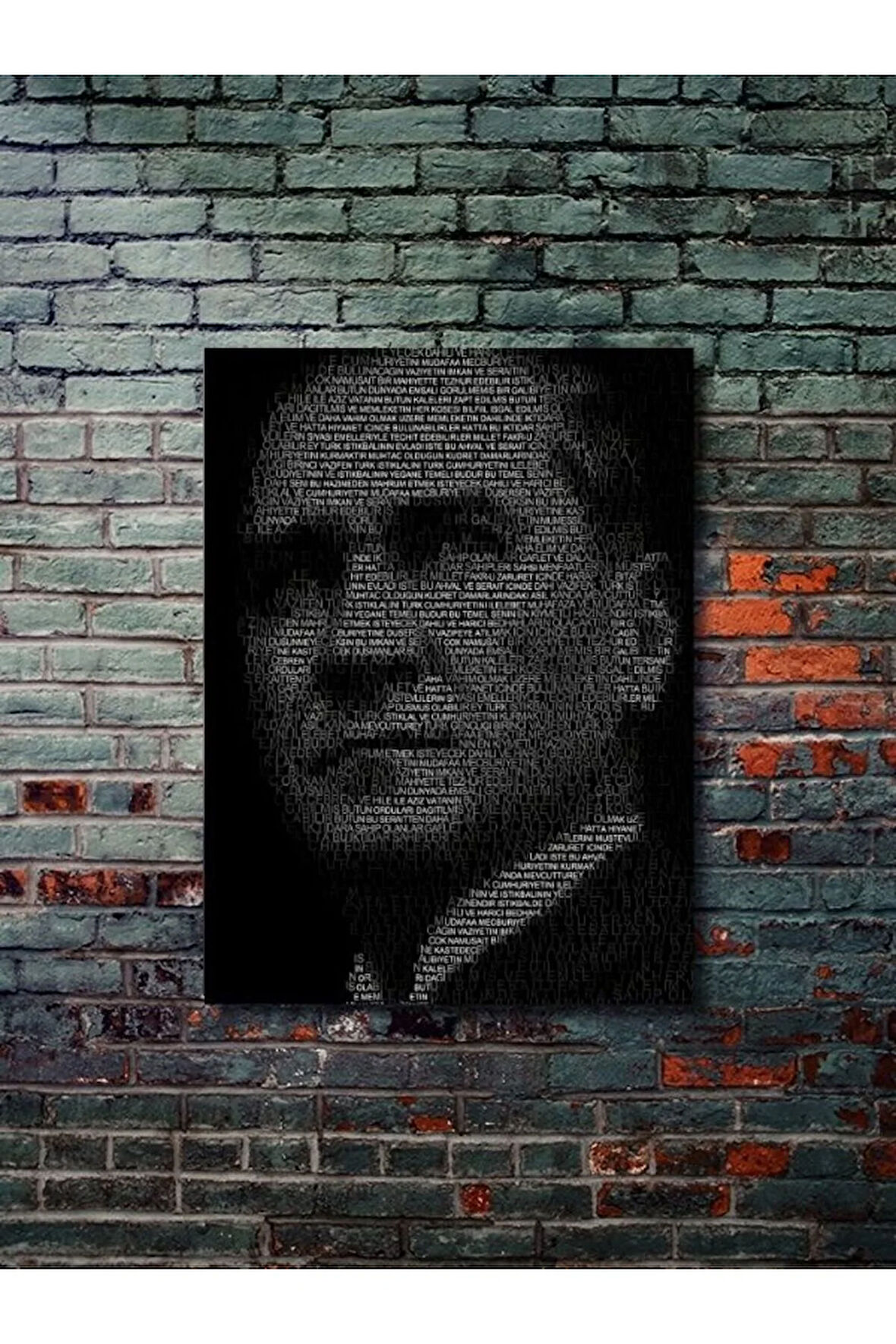 Mustafa Kemal ATATÜRK - Önemli Kişiler, Tarihi Kişiler, Özel Tasarım Kağıt Poster, Duvar Sanatı