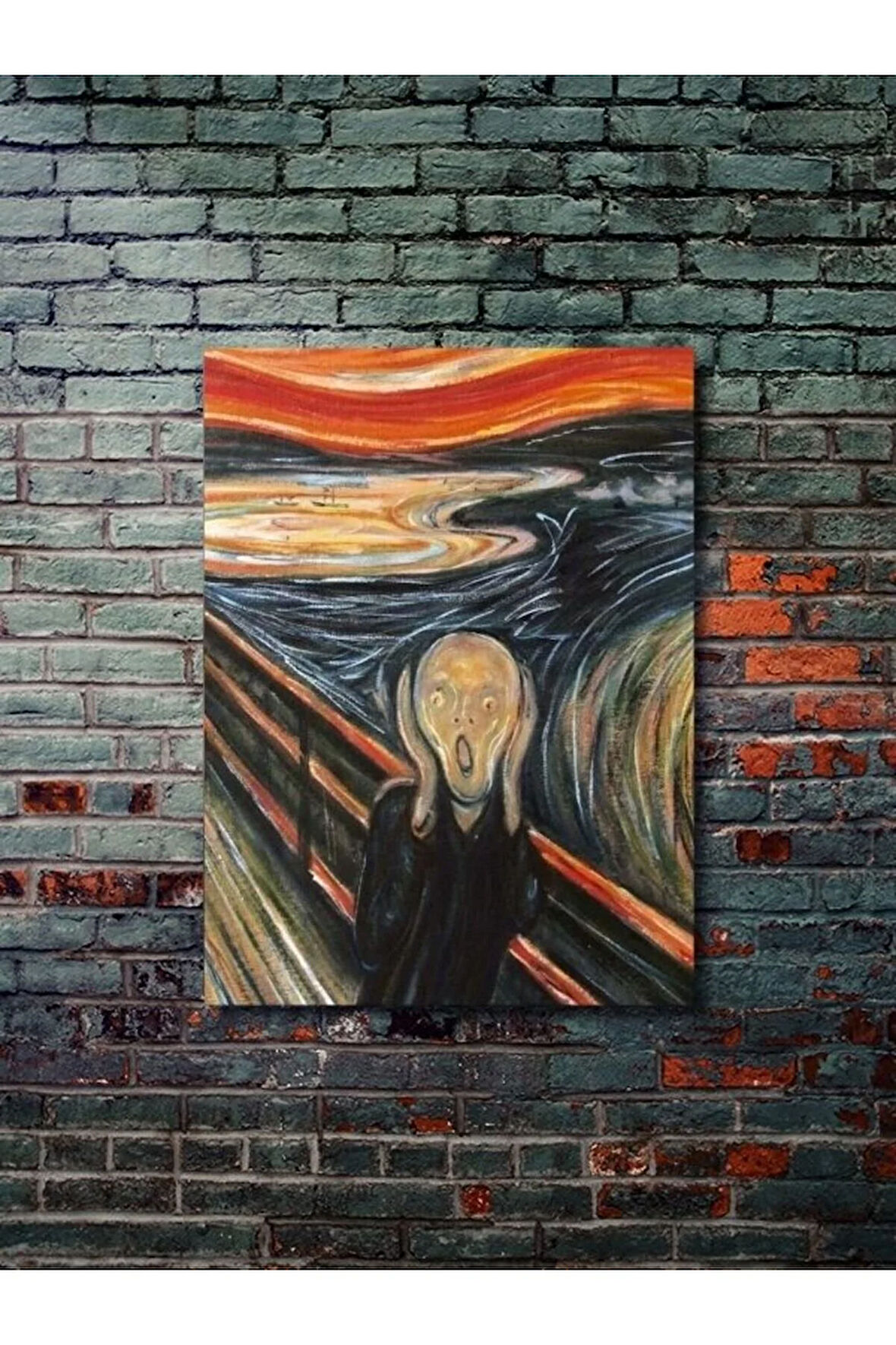 Çığlık - Edvard Munch, Tarihi Tablo Posterleri, Özel Tasarım Kağıt Poster,