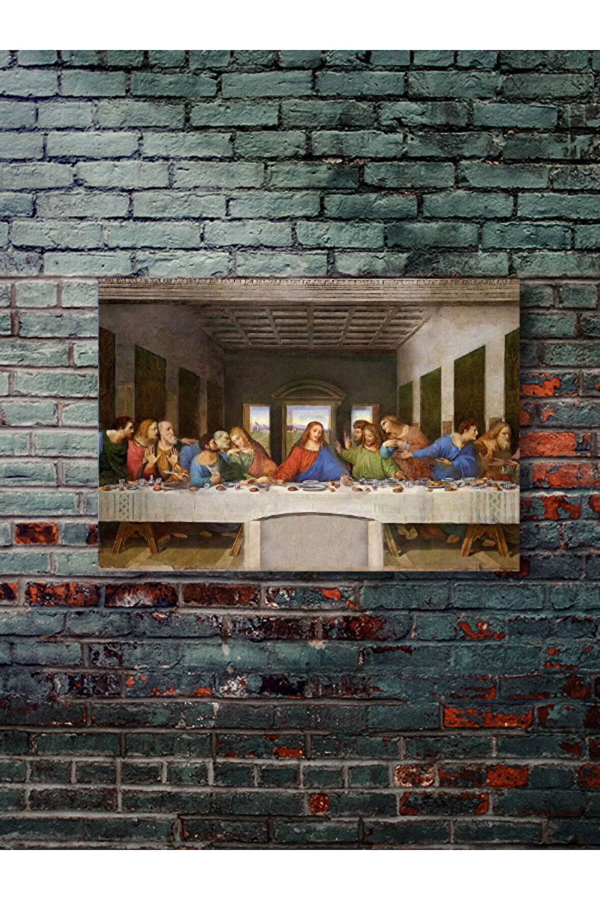 Son Akşam Yemeği - Leonardo da Vinci, Tarihi Tablo Posterleri, Özel Tasarım Kağıt Poster,
