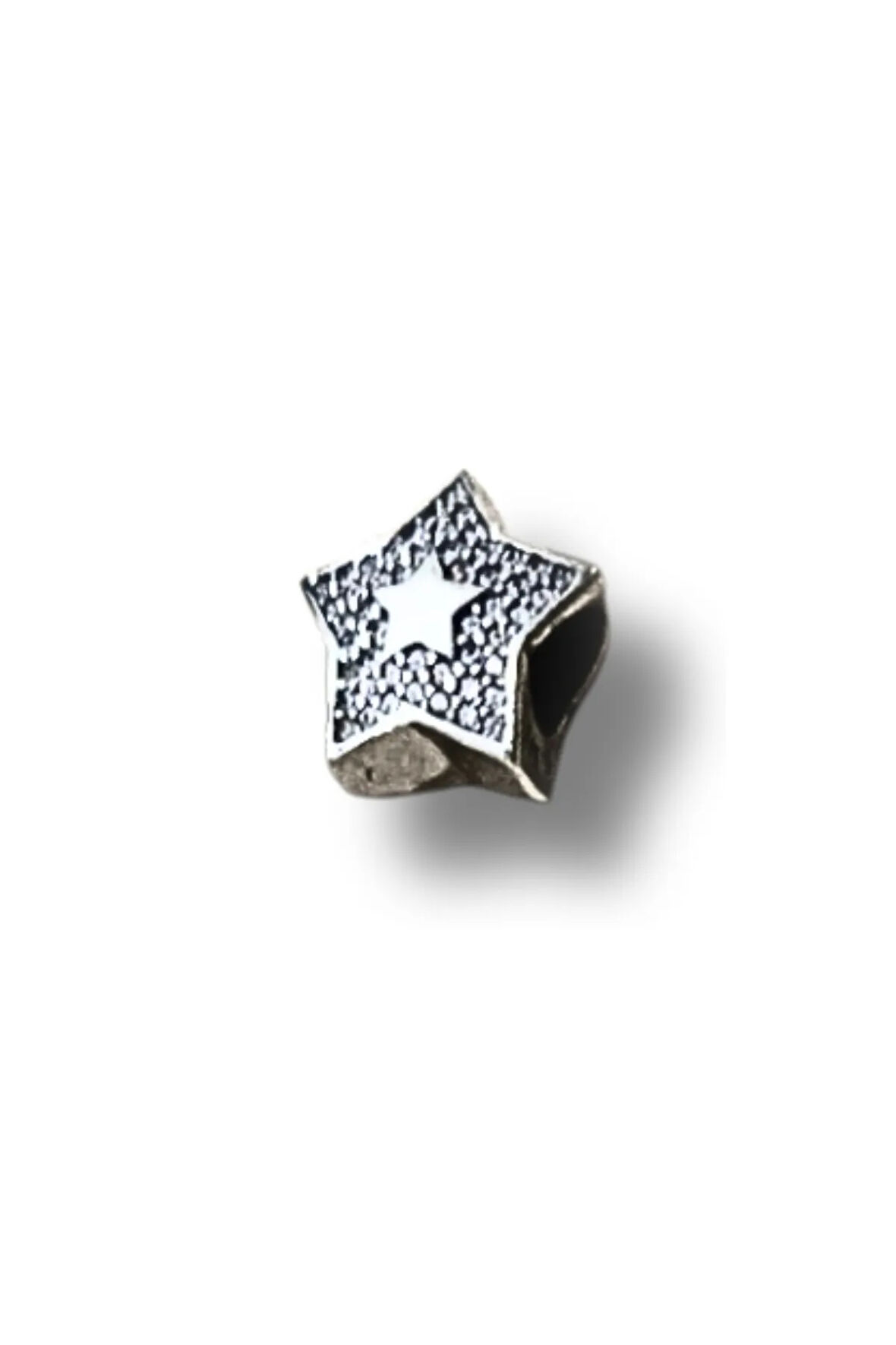 925 AYAR GÜMÜŞ TAŞLI YILDIZ YILDIZ CHARM
