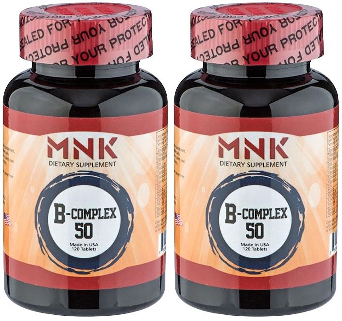 Mnk Vitamin B Complex 50 2x120 Tablet B Vitamini Kompleks