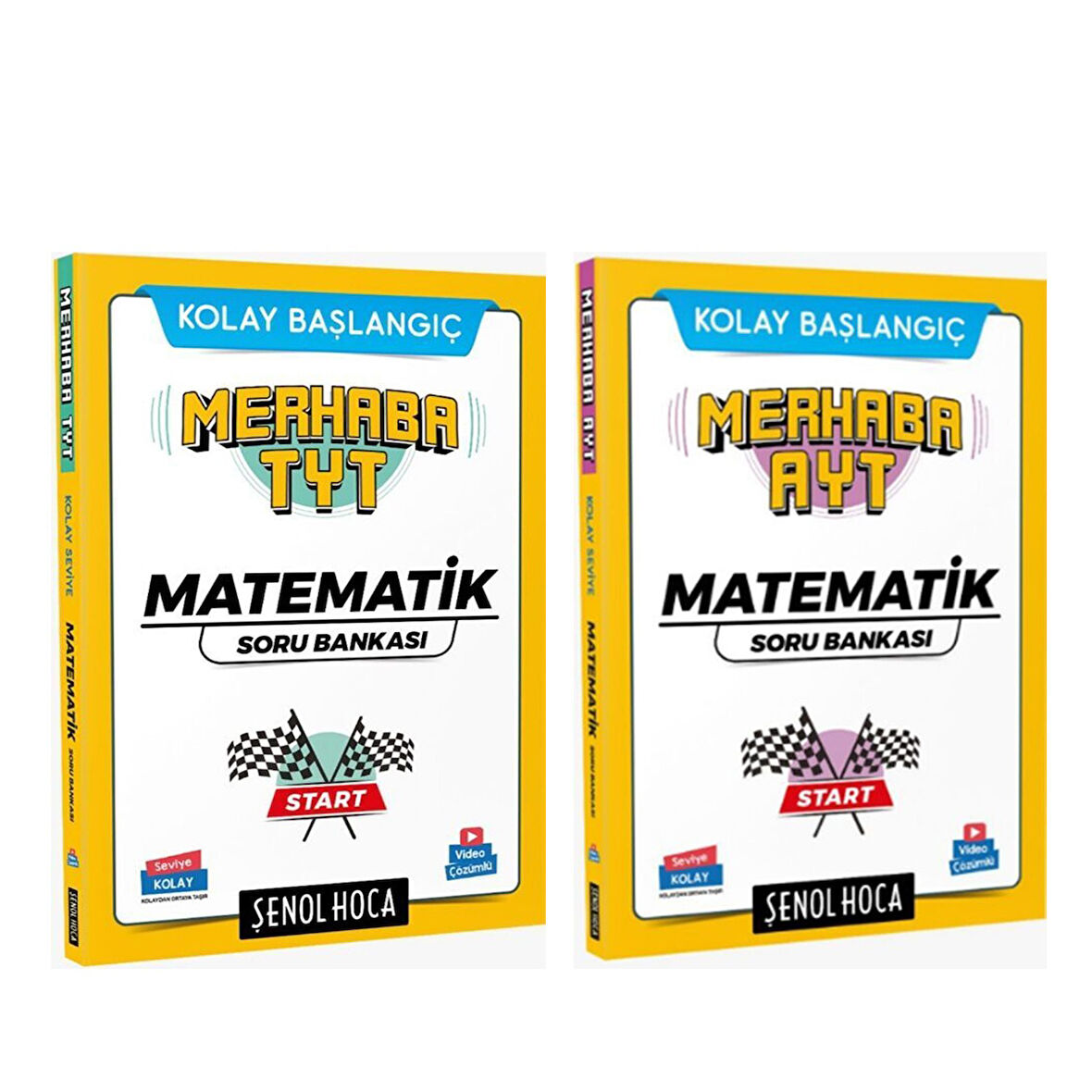 Şenol Hoca Merhaba TYT ve AYT Matematik Soru Bankası Seti 2 Kitap