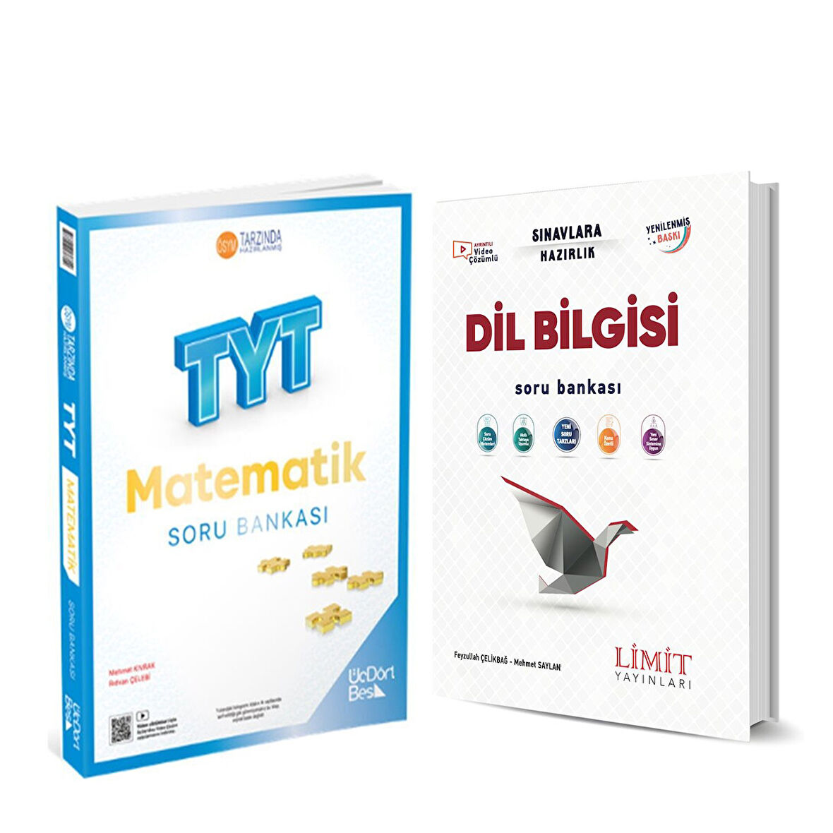 Üç Dört Beş TYT Matematik Soru Bankası ve Limit TYT Dil Bilgisi Soru Bankası 2 Kitap Set