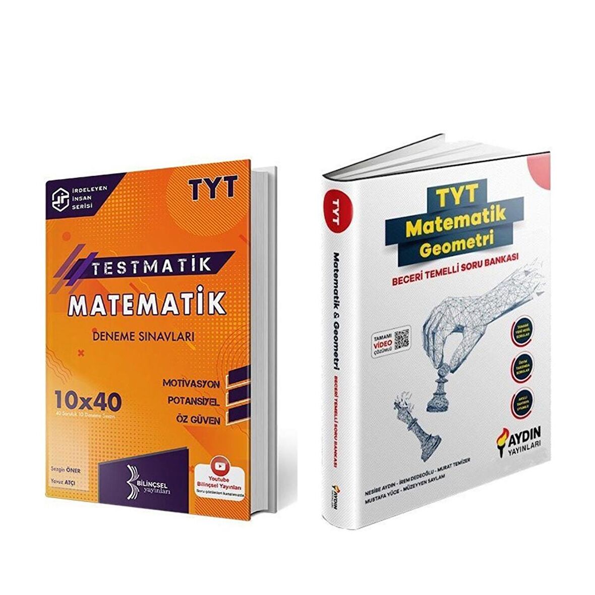 Aydın TYT Beceri Temelli Matematik Geometri Soru ve Bilinçsel Matematik Deneme Seti 2 Kitap