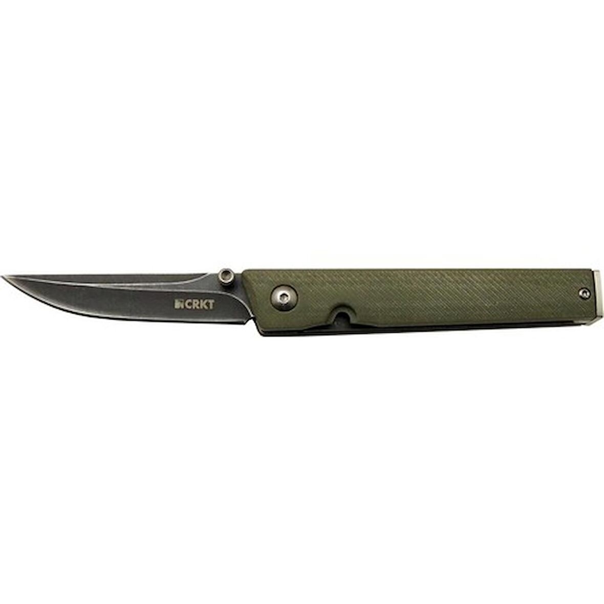 Crkt Ceo 7096 Grn Yeşil Kamp Çakı 18CM - Manuel, Kemerlikli, Kutulu