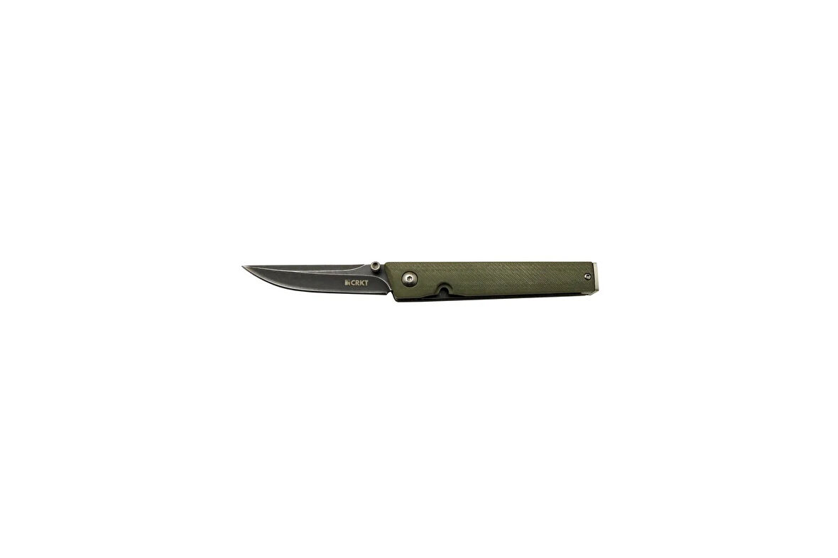 Crkt Ceo 7096 GRN Yeşil Kamp Çakı 18cm - Manuel, Kemerlikli, Kutulu