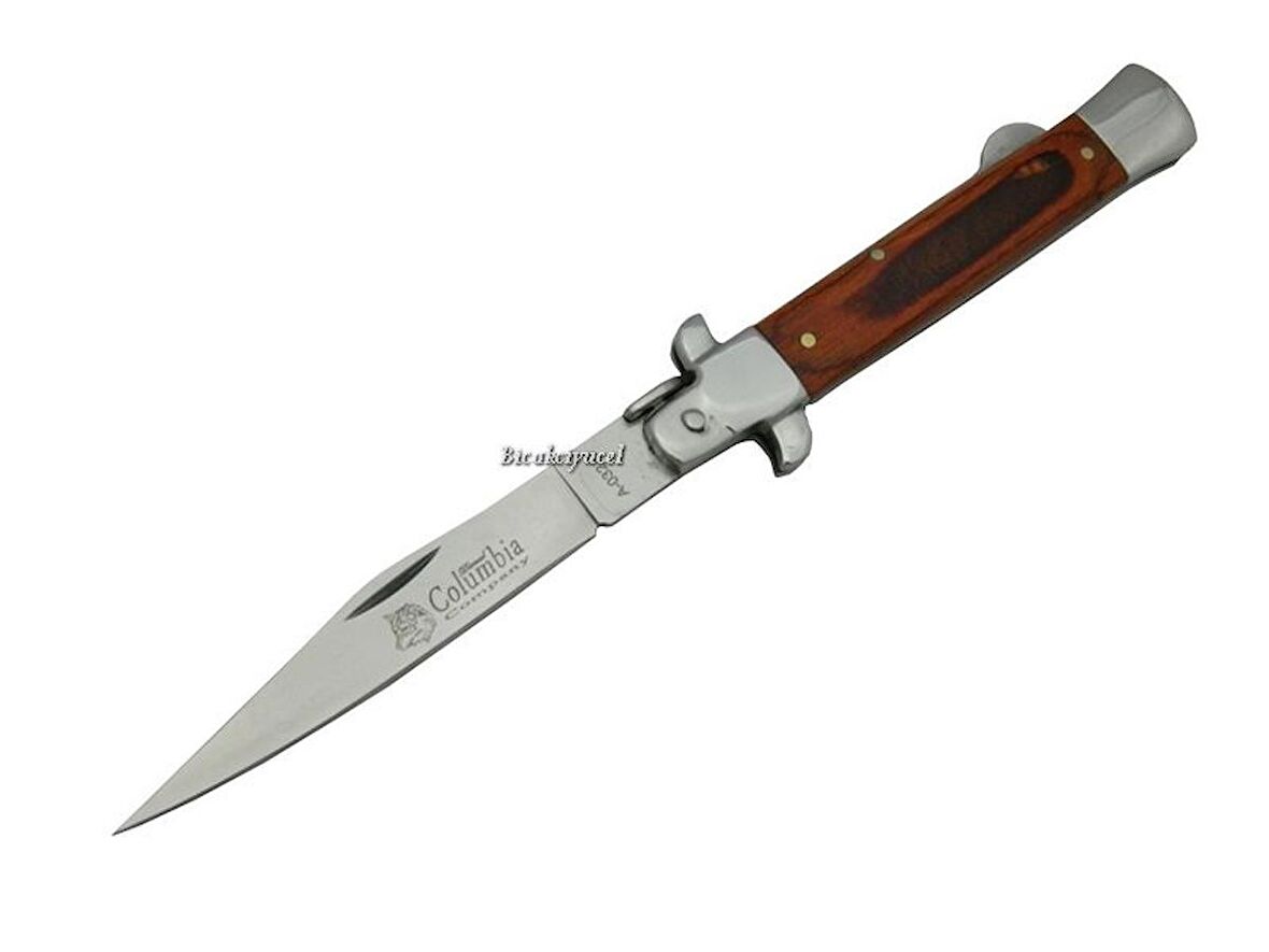 Columbia İtalyan A 032 C Stliletto Çakı 19,5 cm - Ahşap Saplı