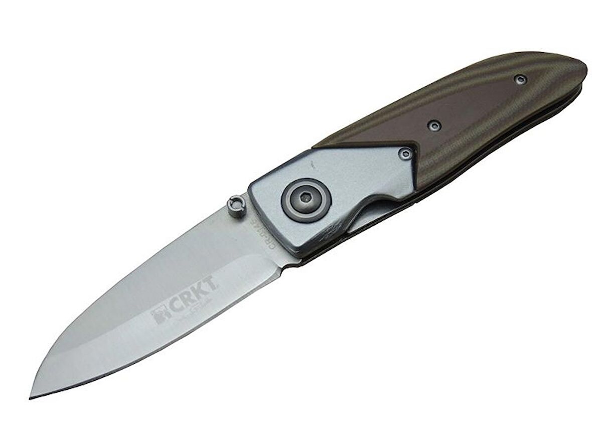 CRKT CR 0145 Kamp Çakı 18 cm - Ahşap Saplı, Kılıflı, Kutulu