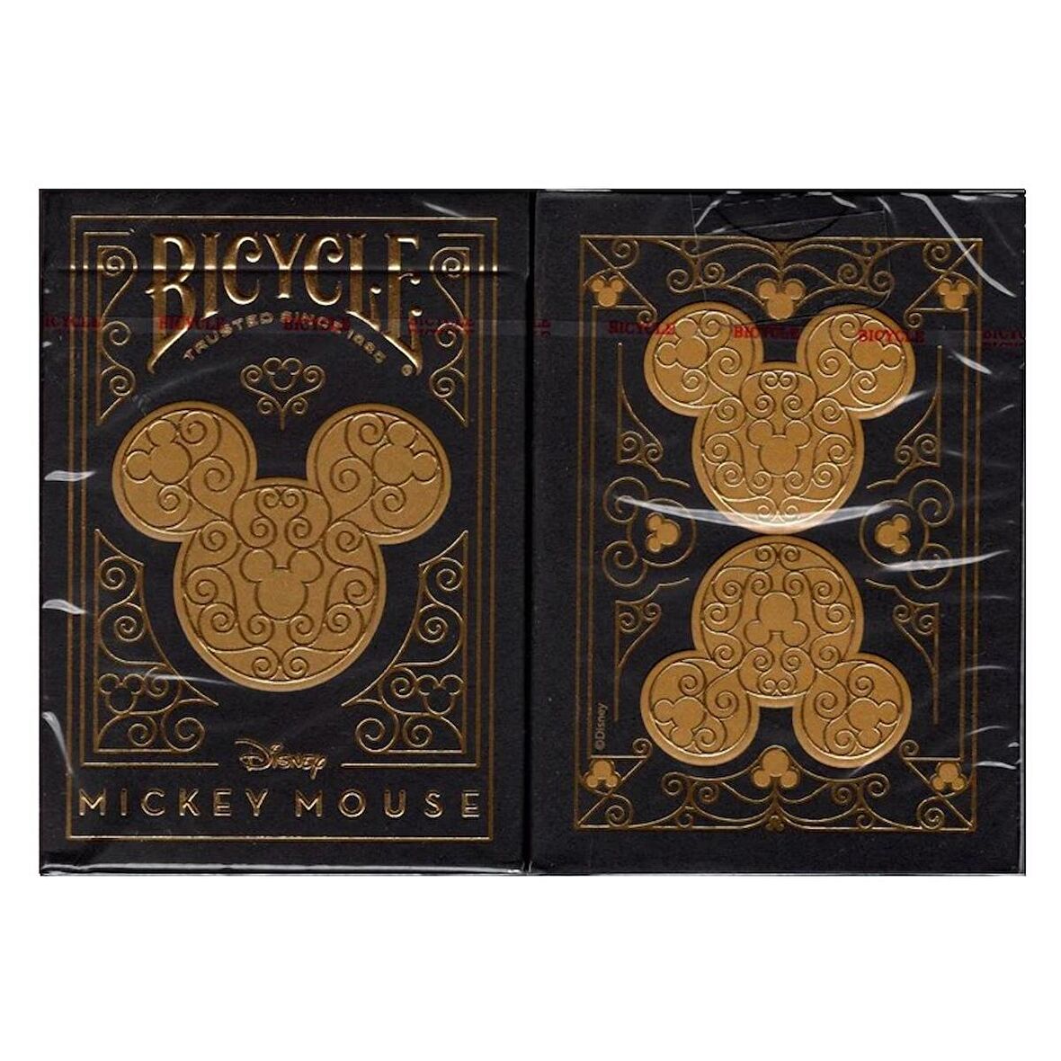 Bicycle Disney Mickey Mouse Black and Gold Premium Oyun Kağıdı iskambil Kartları