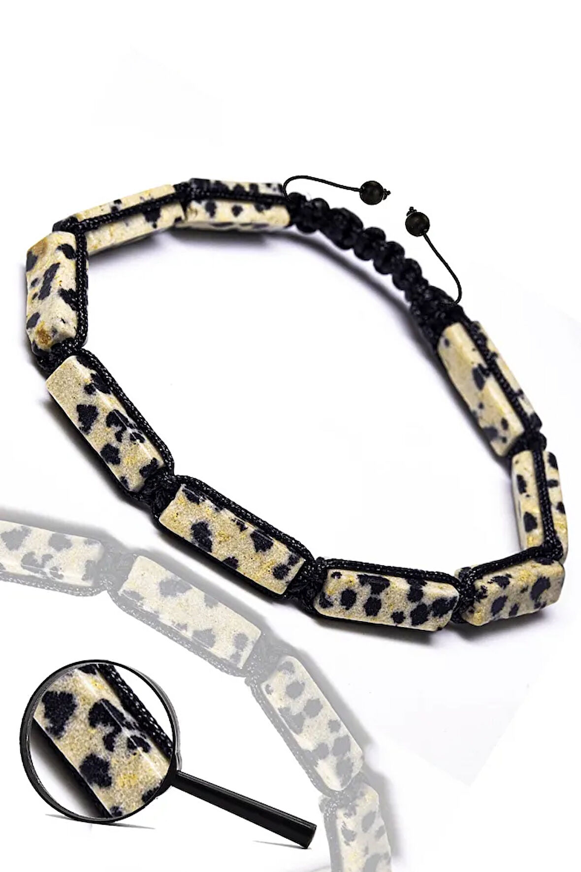 Sertifikalı Bıldırcın Jasper Doğal Taş Bileklik