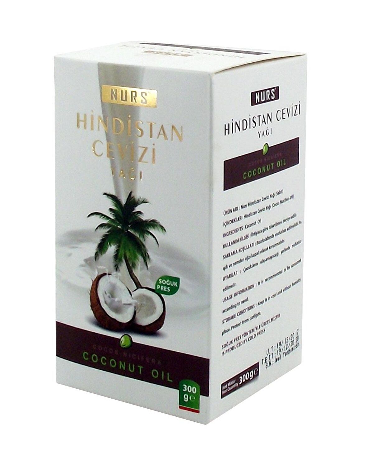 Lokman Hekim Hindistan Cevizi Yağı 300 ml