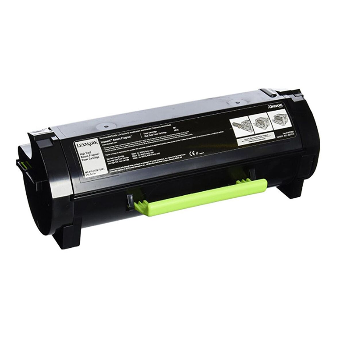MS510Dn Lexmark Toner Muadil Siyah (10.000 Sayfa) (2 YIL GARANTİ AYNI GÜN KARGO)