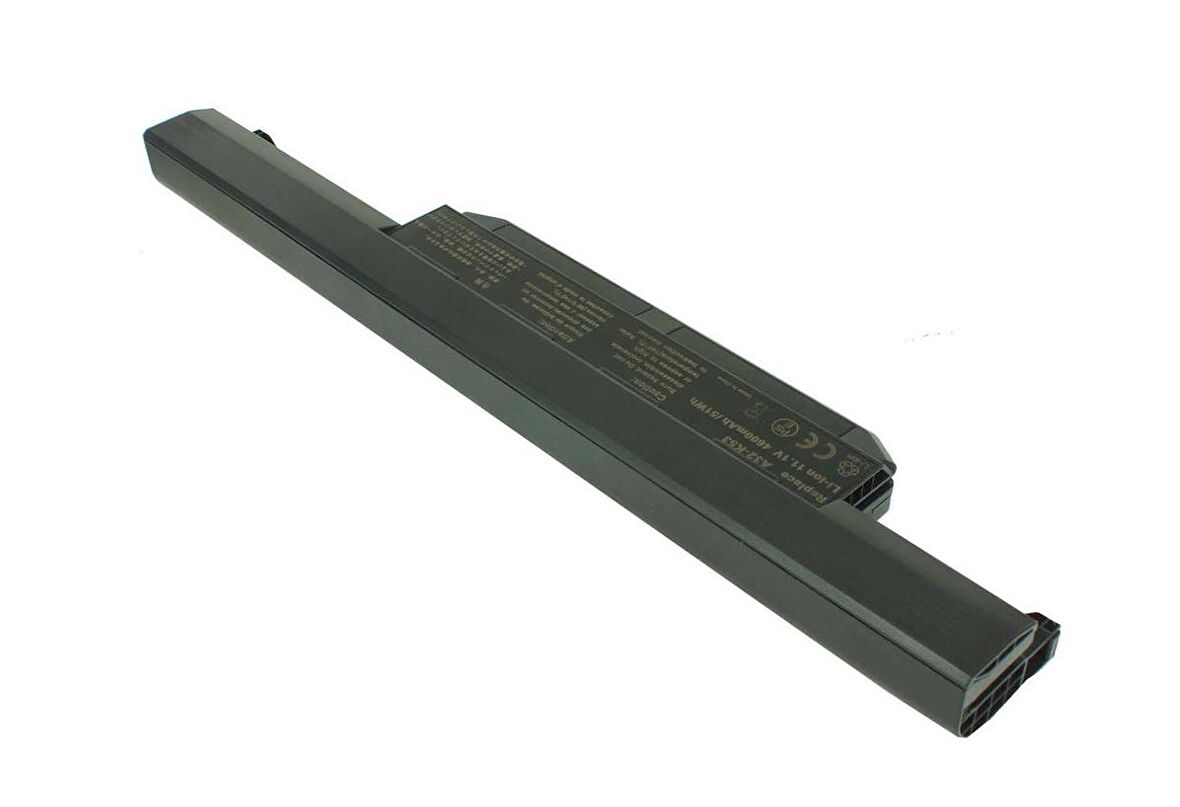 K53Tk Asus Batarya Siyah 6 Cell (2 YIL GARANTİ AYNI GÜN KARGO)