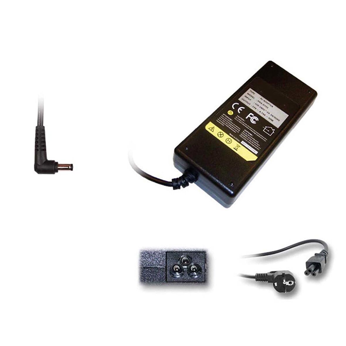 K7600 Fujitsu Siemens Amilo Notebook Adaptör Siyah (2 YIL GARANTİ AYNI GÜN KARGO)
