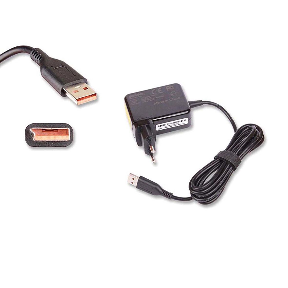 ADL40WLA Lenovo IdeaPad Yoga Notebook Adaptör Siyah (2 YIL GARANTİ AYNI GÜN KARGO)