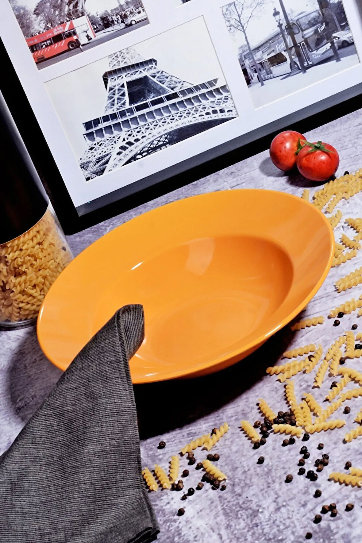 Makarna Tabağı Turuncu 26cm