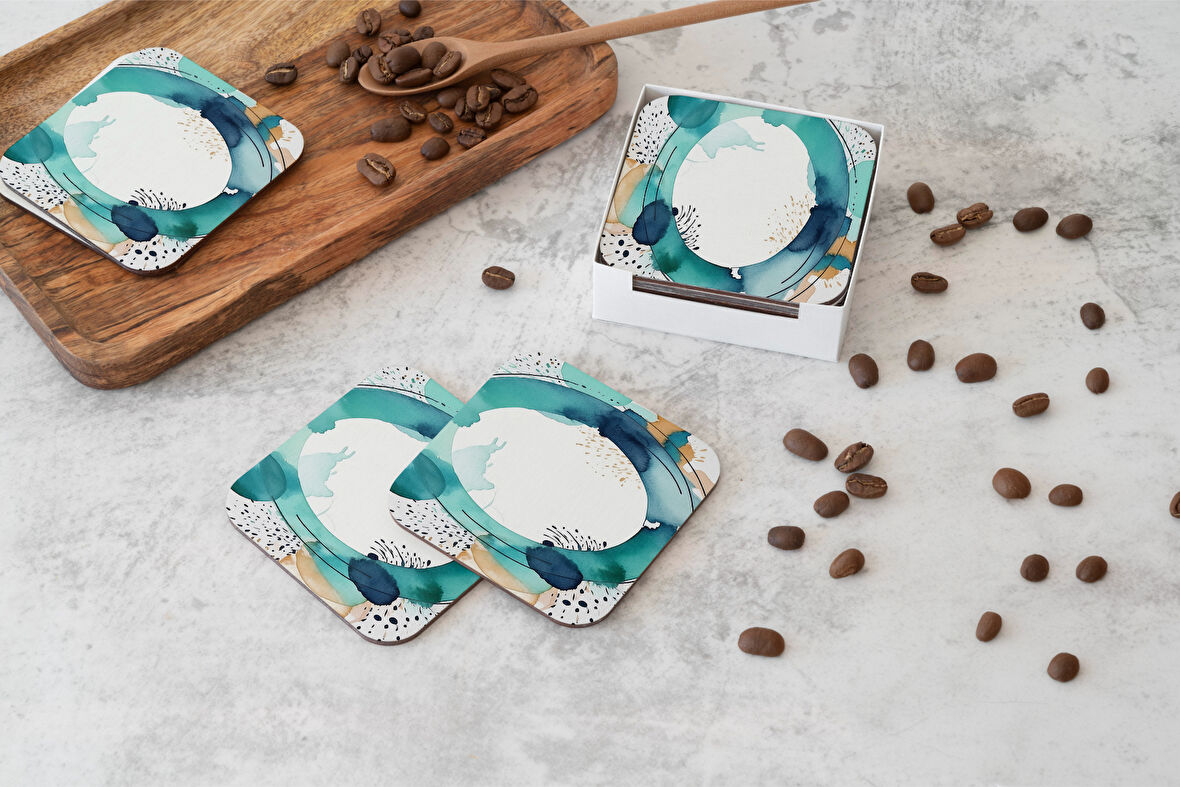 Dekoratif Bardak Altlığı Circle Design 78