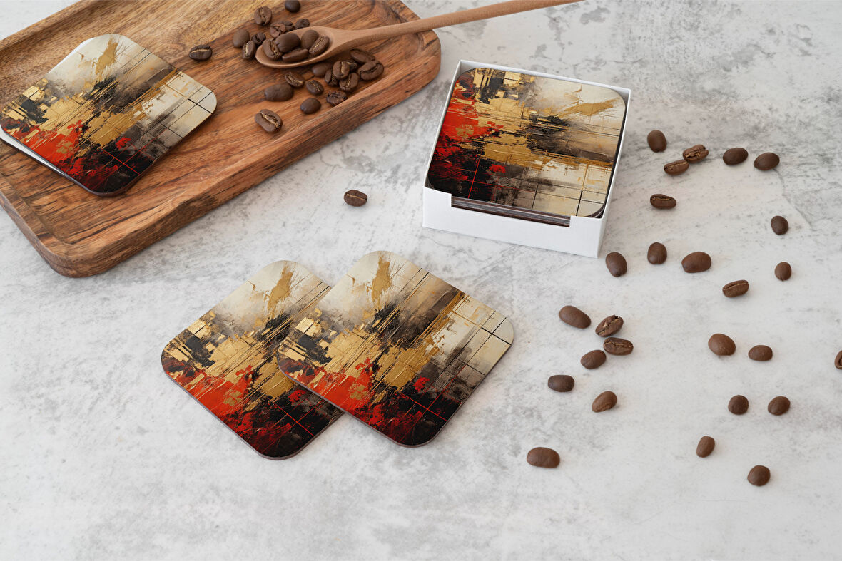 Dekoratif Bardak Altlığı Circle Design 178