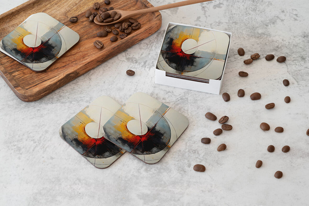 Dekoratif Bardak Altlığı Circle Design 293