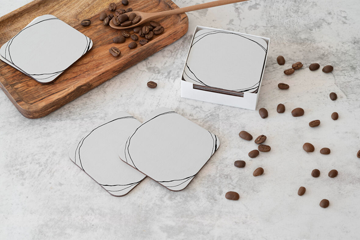 Dekoratif Bardak Altlığı Circle Design 311