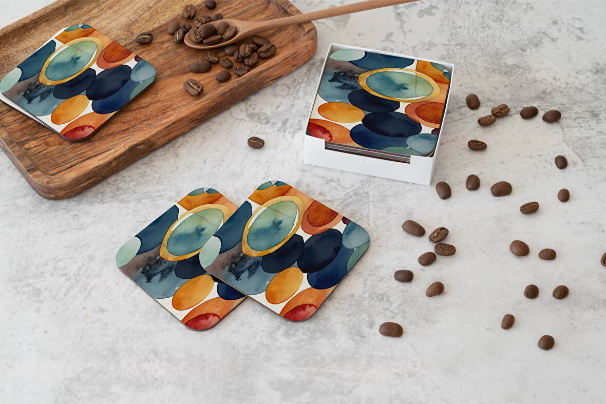 Dekoratif Bardak Altlığı Circle Design 401