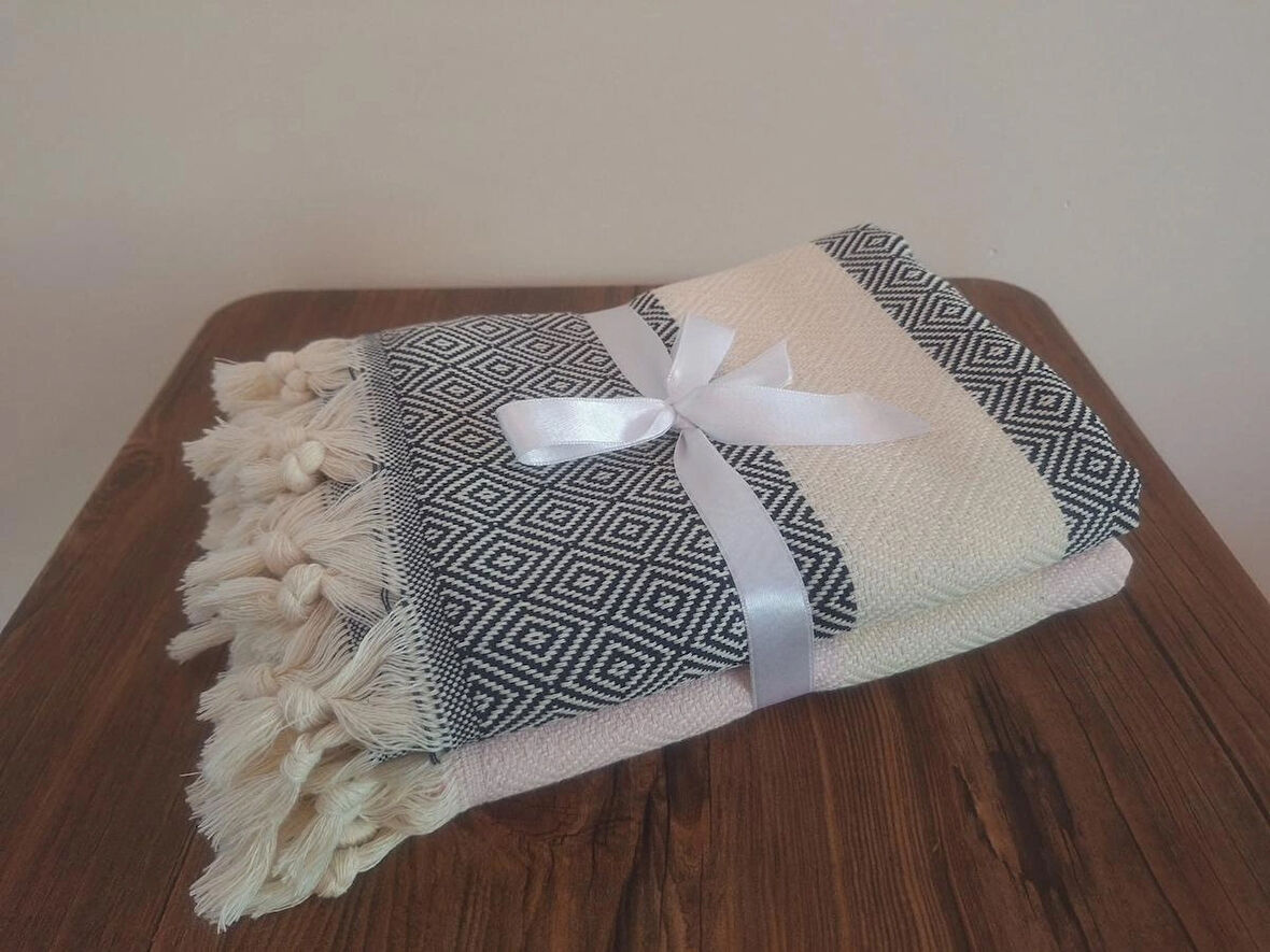 PEŞKİR %100 PAMUKLU 2 ADET MUTFAK HAVLUSU/KURULAMA BEZİ 50X90 CM