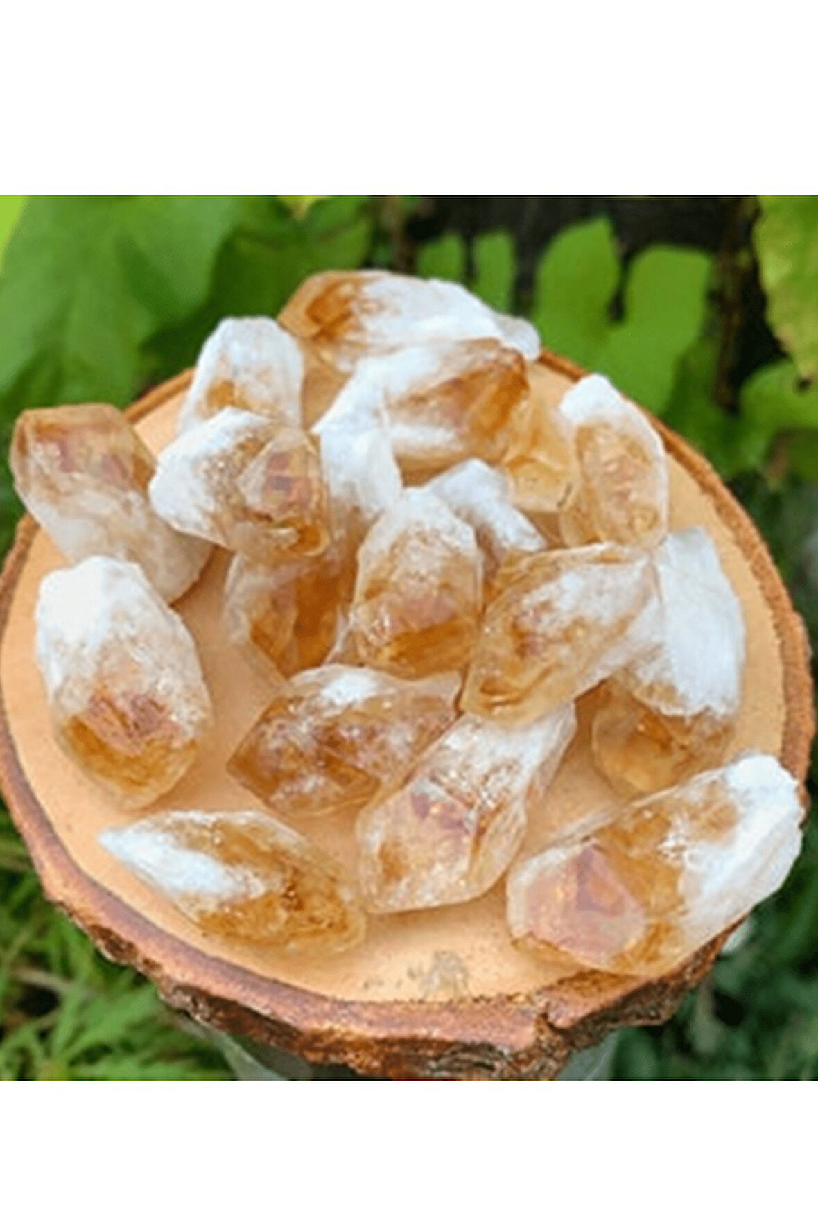 Sertifikalı Sitrin Taşı Diş Kütle Parça 3-4 CM (Brezilya)