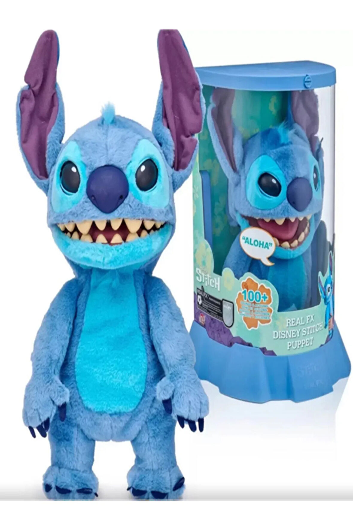 Toys 46 cm  Gerçekçi Elektronik Hareketli Mavi Kukla