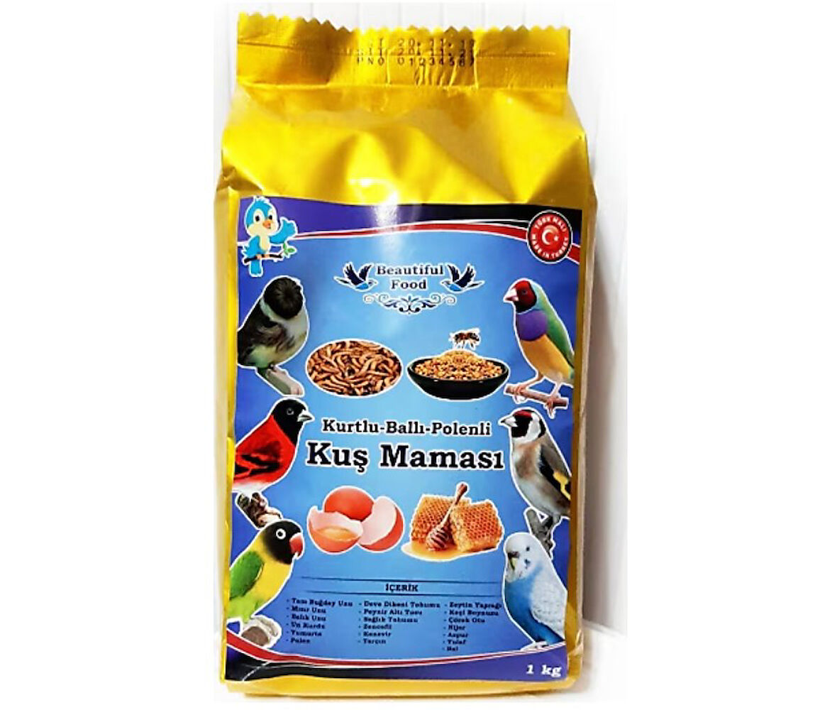 Beautiful Food Kurtlu Polenli 1kg.