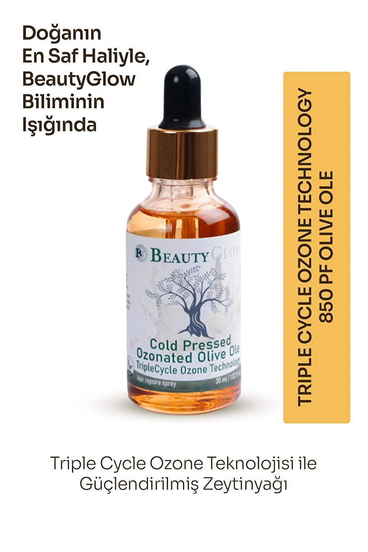 BEAUTYGLOW Ozonlu Zeytin Yağı Damlalıklı
