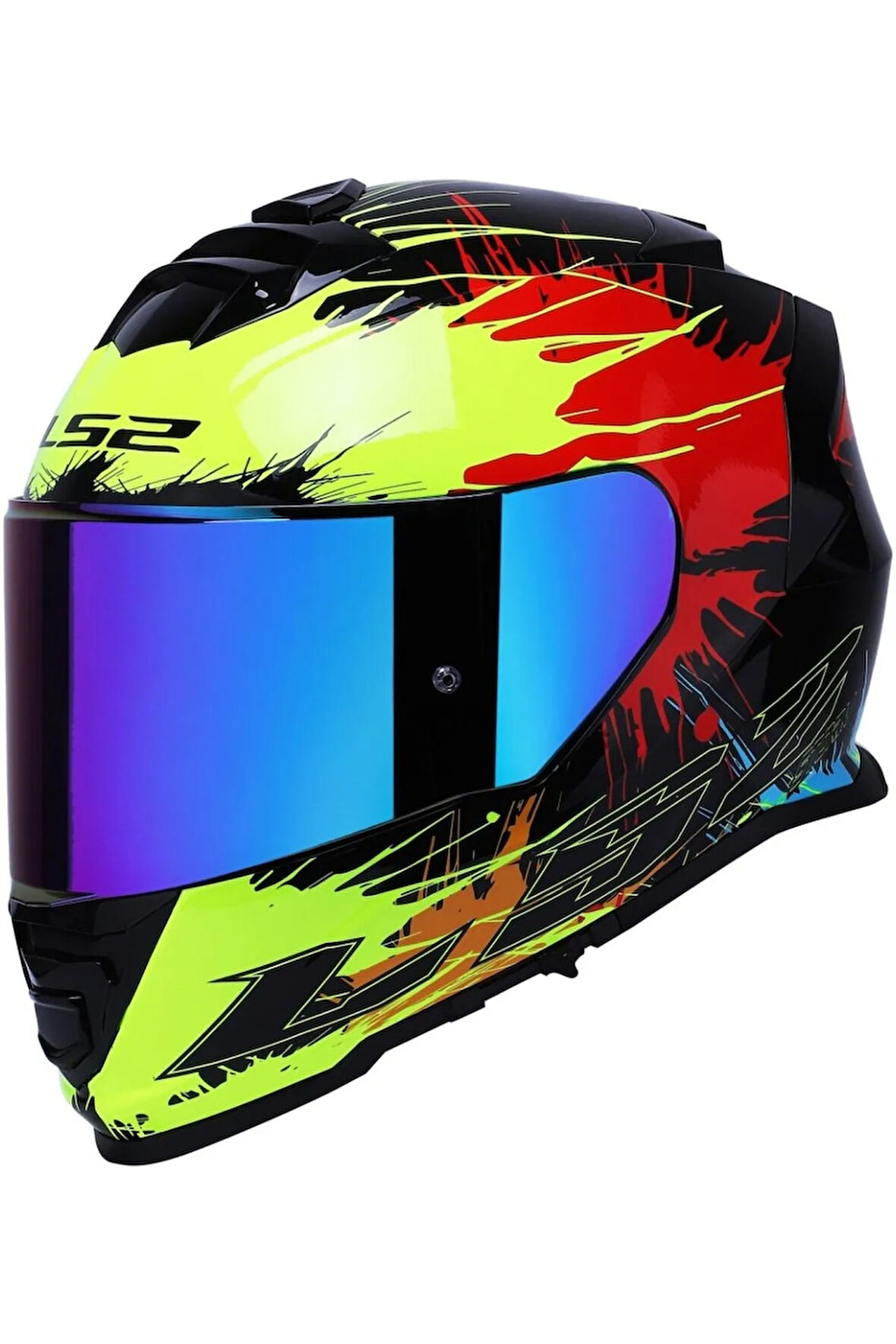 Storm 2 Drop Full Face  Motosiklet Kaskı Gökkuşağı Camlı