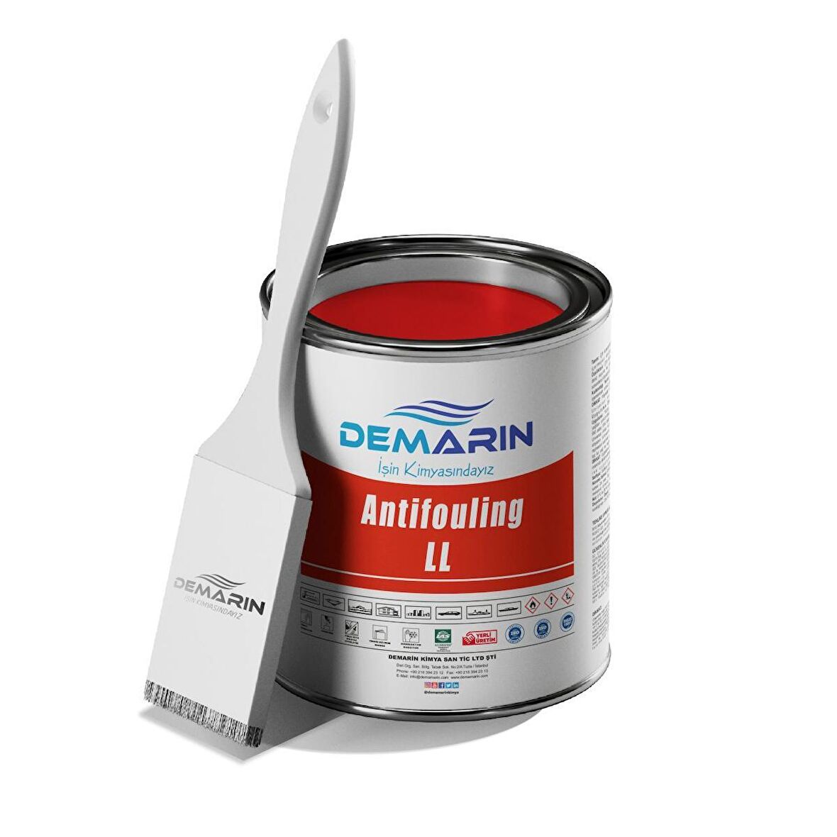 Demarin Antifouling LL (Sezonluk Zehirli Boya) Kırmızı - 1 KG